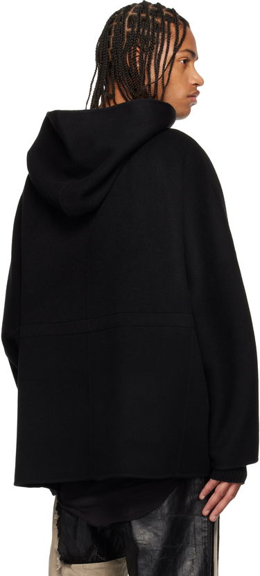 Mikina Rick Owens Concordians Cashmere Tunic Hoodie Čierna | RR02E1502 DWS, 2
