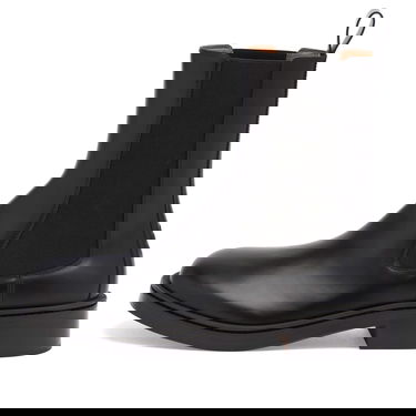 Tenisky a topánky Alexander McQueen Leather Boot Čierna | 809946-WIACN-1000, 0