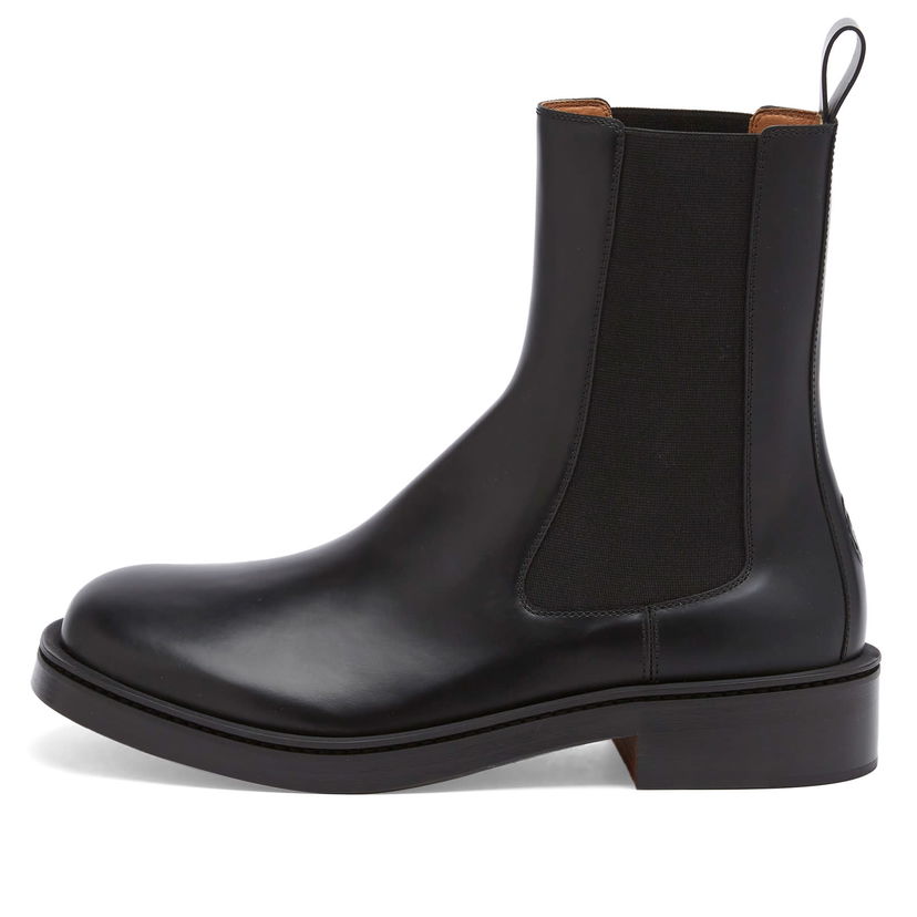 Tenisky a topánky Alexander McQueen Leather Boot Čierna | 809946-WIACN-1000