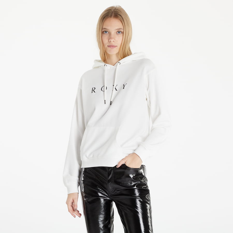Mikina Roxy Surf Stoked Relaxed Fit Biela | ERJFT04536-white, 0