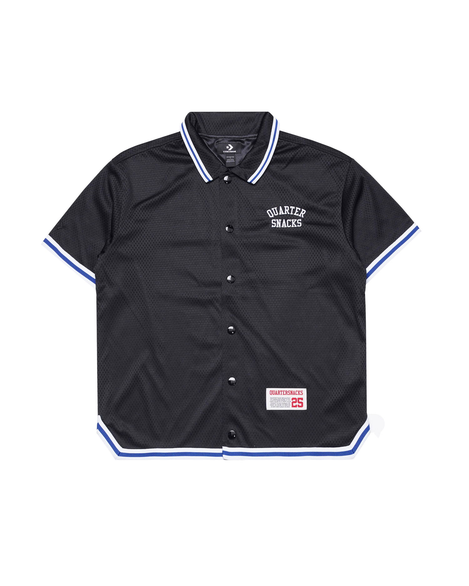 Košeľa Converse QUARTERSNACKS x WARM UP TOP Čierna | 10026952-A01, 0