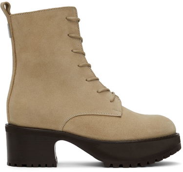 Oblečenie BY FAR BY FAR Cobain Suede Boots Béžová | 22CRCBCAPUU, 0