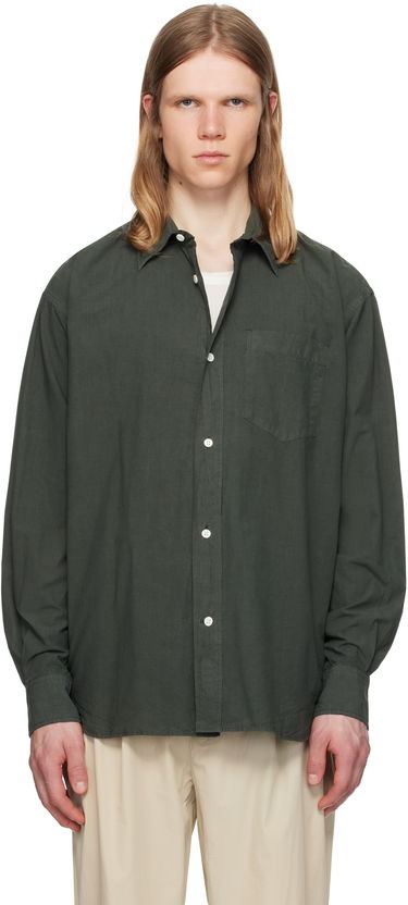 Košeľa NORSE PROJECTS Norse Projects Mo Cotton Tencel Shirt Zelené | N40-0822, 0