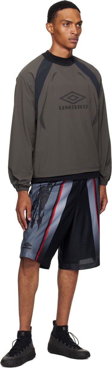 Tričko Umbro Umbro Lasered Nylon Crewneck T-shirt Šedá | UBMW0252FA164, 3