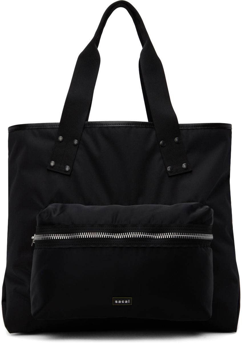 Tote bag sacai Zip Compartment Tote Čierna | 24-0697S, 0