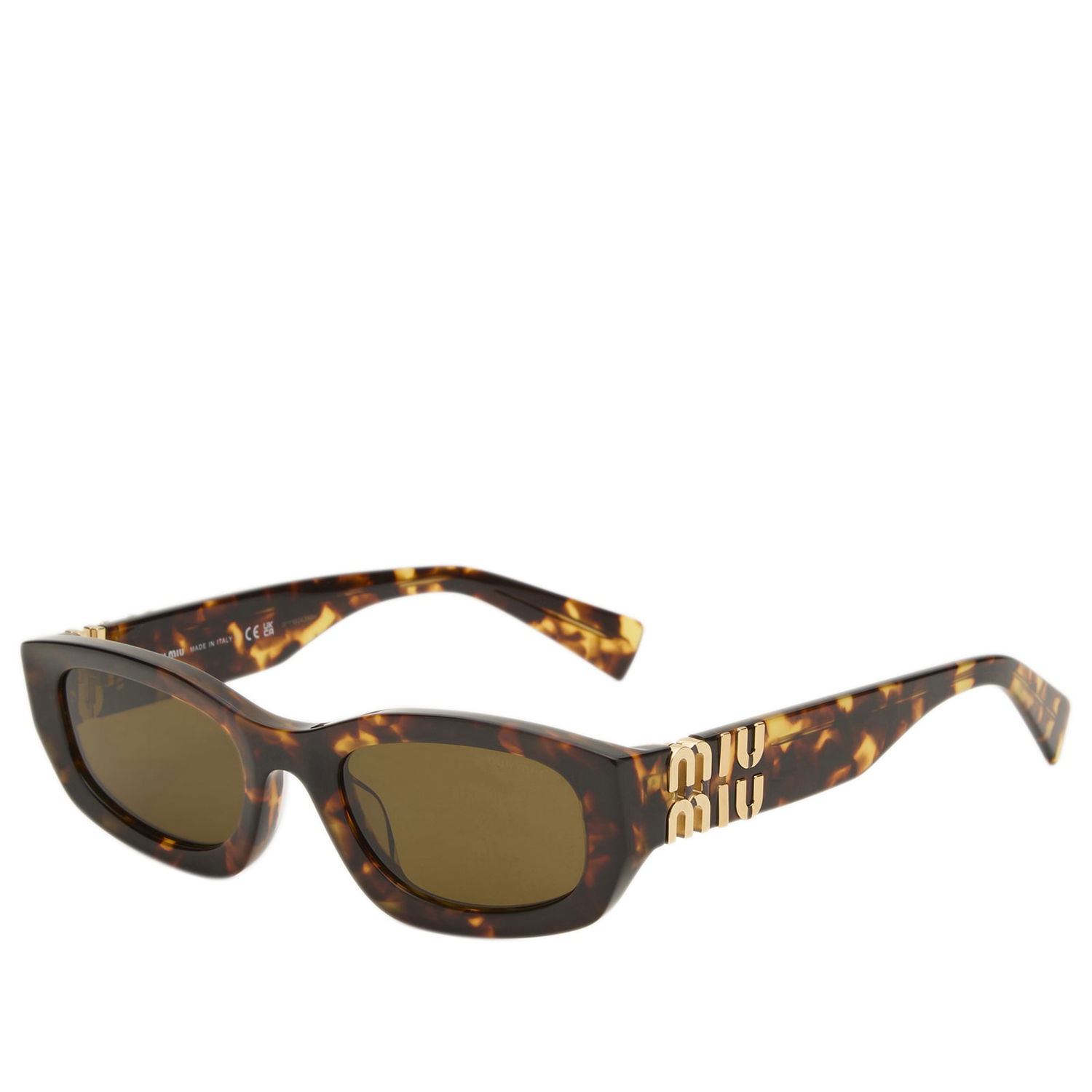 Slnečné okuliare Miu Miu Rectangular Cat-Eye Sunglasses Hnedá | 0MU-B04S-53-14L09Z, 0
