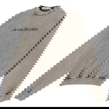 Sveter Acne Studios Logo Crewneck Šedá | AI0141-DJO, 0