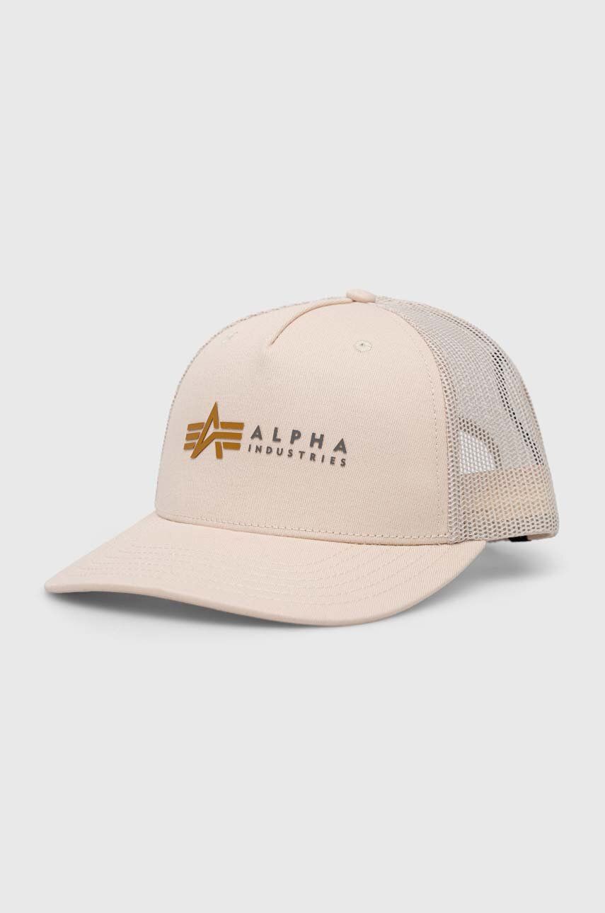 Šiltovka Alpha Industries Cap Béžová | 106901.578, 0