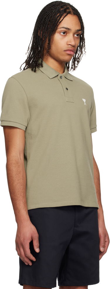 Polo tričko AMI AMI Paris Classic Ami De Coeur Polo Shirt 3XL Zelené | HPL060.760-375, 2