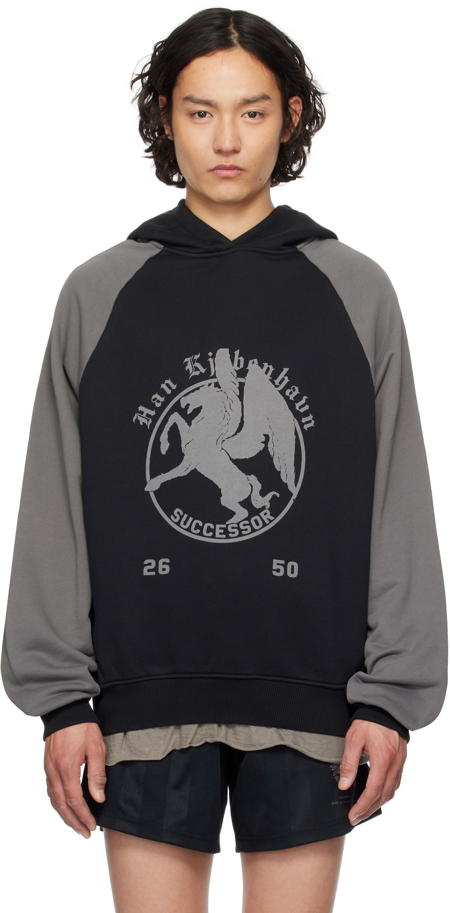 Mikina Han Kjøbenhavn Han Kjobenhavn 'Successor' Print Hoodie Čierna | M-134362, 0