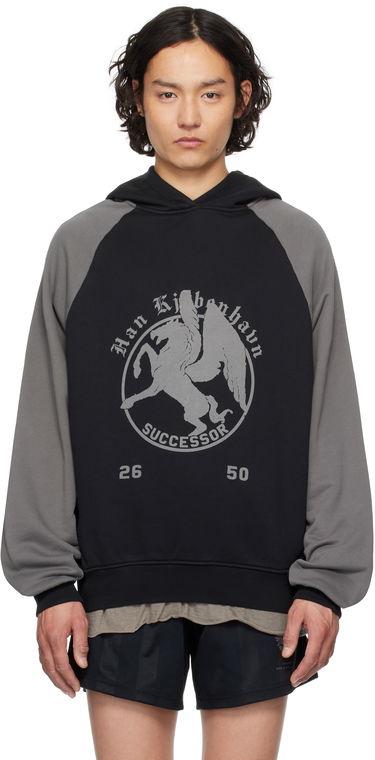 Mikina Han Kjøbenhavn Han Kjobenhavn 'Successor' Print Hoodie Čierna | M-134362, 0