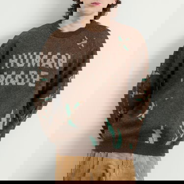 Sveter Human Made Human Made Graphic Knit Sweater Rôznofarebný | HM30CS014-BRN, 5