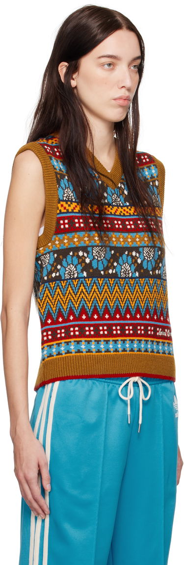 Vesta Wales Bonner Wales Bonner Knit Vest Hnedá | JE5983, 1