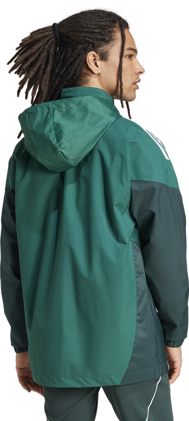 Vetrovka adidas Originals Adidas TIRO25C All-Weather Hooded Jacket Zelené | ji8936, 4