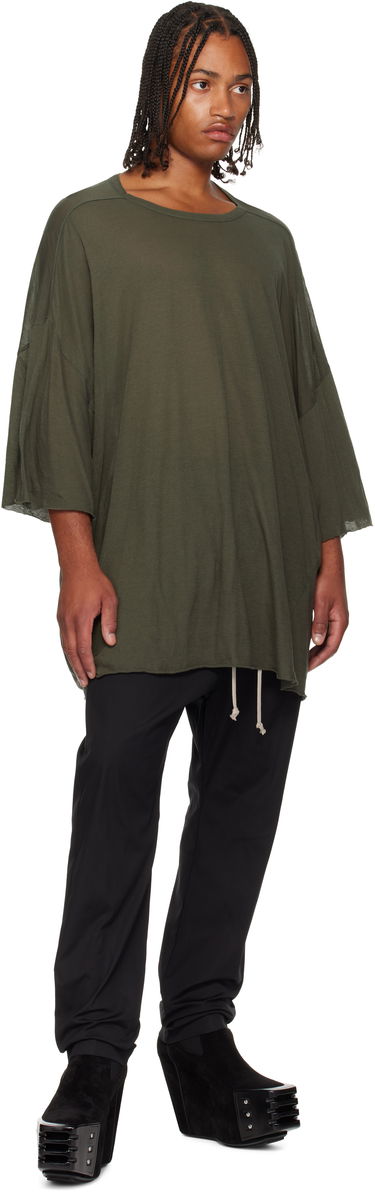 Tričko Rick Owens Rick Owens Concordians Tommy T-Shirt Zelené | RU02E1283 UC, 3