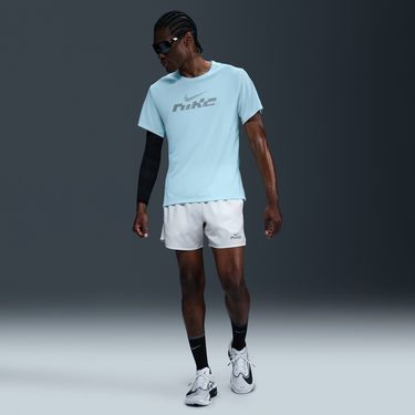 Tričko Nike Miler Flash Dri-FIT UV Short-Sleeve Running T-Shirt Modrá | IB4127-474, 3