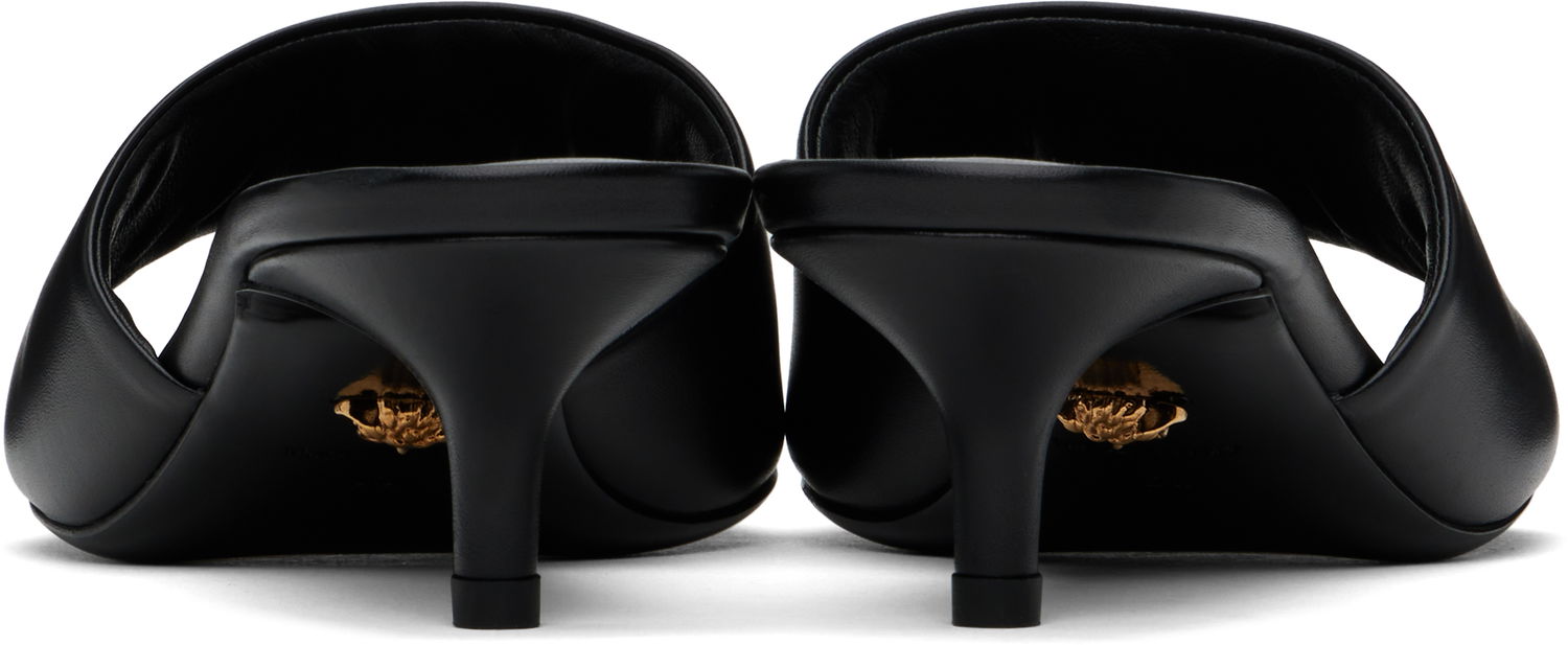 Starostlivosť o obuv Versace Versace Alia 45mm Heeled Sandals Čierna | 1018241_DVT2P_1B00V, 1