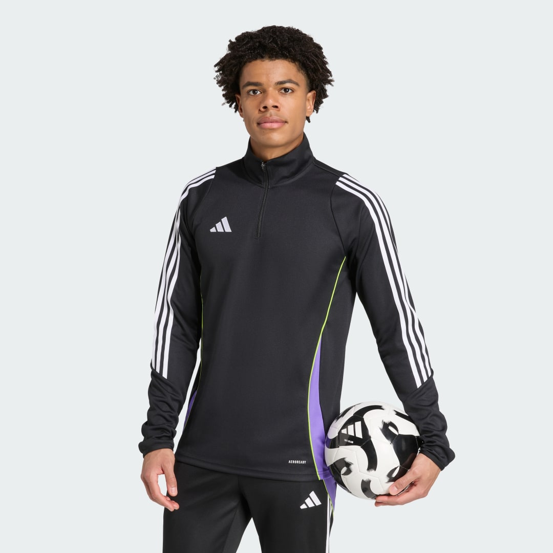 Mikina adidas Performance Tiro 24 Training 1/4 Zip Top Čierna | JW4375, 0
