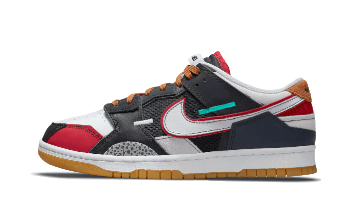 Tenisky a topánky Nike Dunk Low Scrap "University Red" Rôznofarebný | DN1775-001, 0