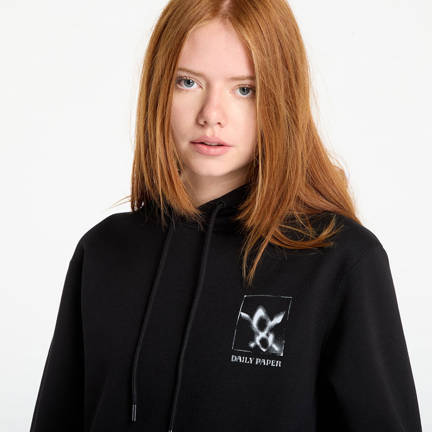 Mikina DAILY PAPER Daily Paper Shadow Grid Hoodie Čierna | 2521098, 1
