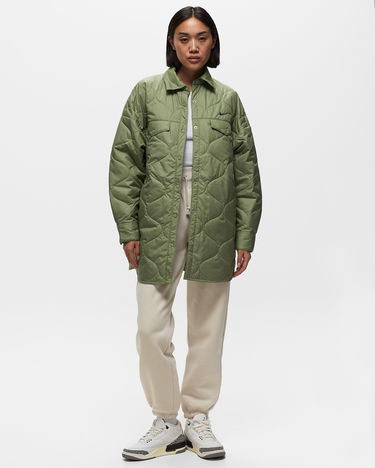 Trenčkot Nike Sportswear Essentials Quilted Trench Zelené | FB8732-386, 1