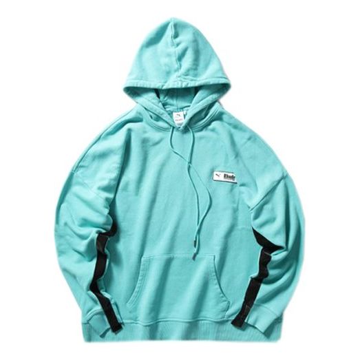 Mikina Puma Rhude Collaboration Hoodie Tyrkysová | 595346-35