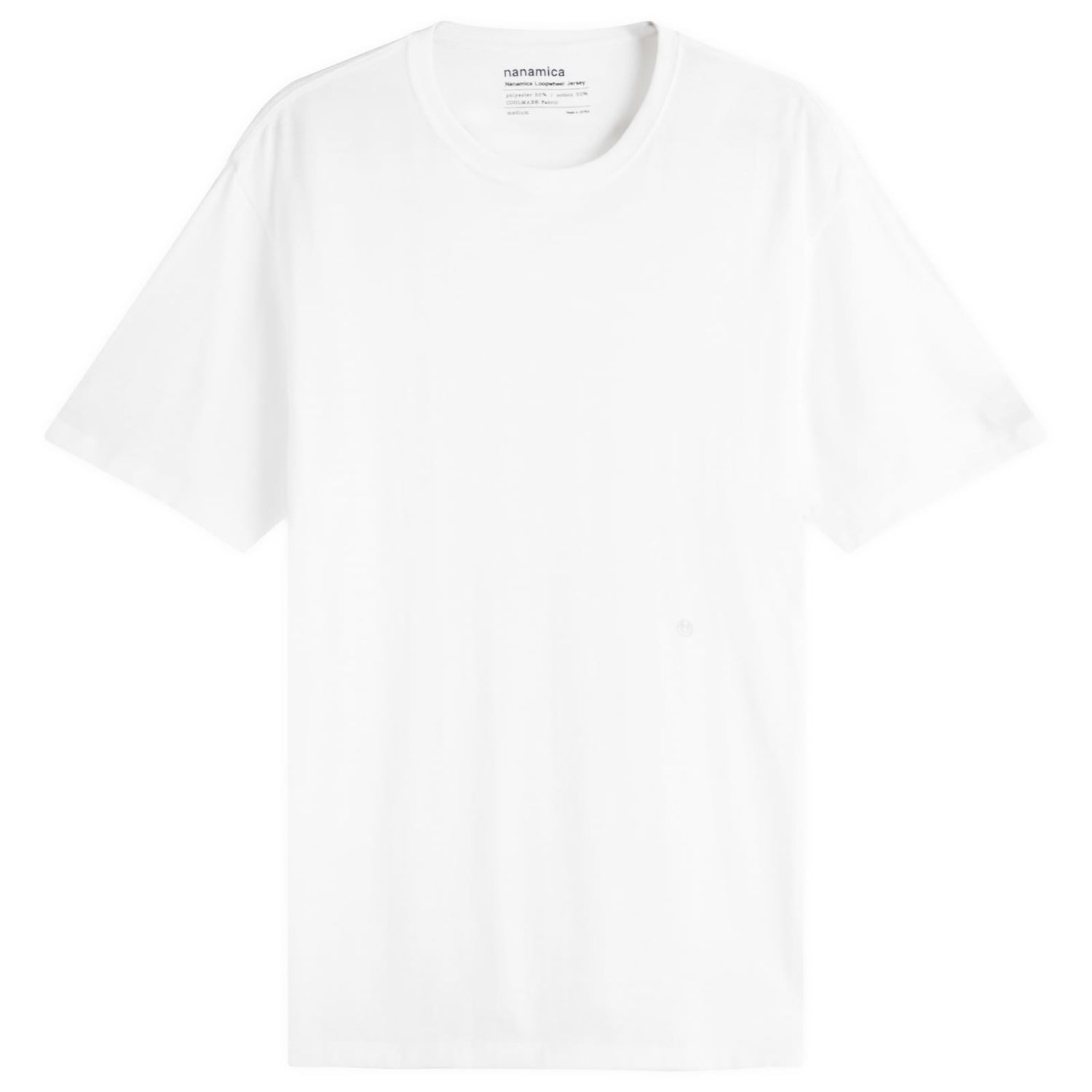 Tričko NANAMICA Loopwheel Coolmax Jersey T-Shirt, Size Large Biela | S25SI115E-W, 1