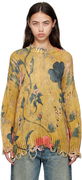 R13 Printed Oversized Sweater