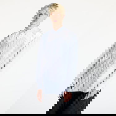 Košeľa Comme des Garçons SHIRT Woven Shirt White/ Stripe Modrá | FN-B027 White, 0