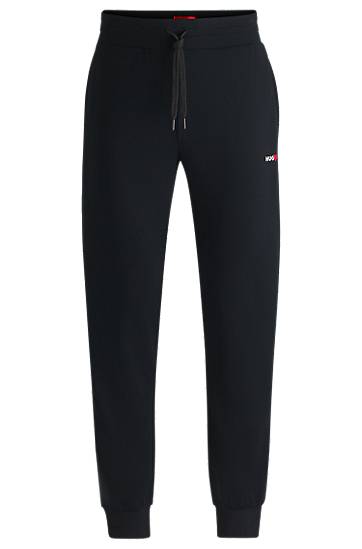 Tepláky BOSS Cotton Blend Tracksuit Bottoms Navy | 50532302, 0