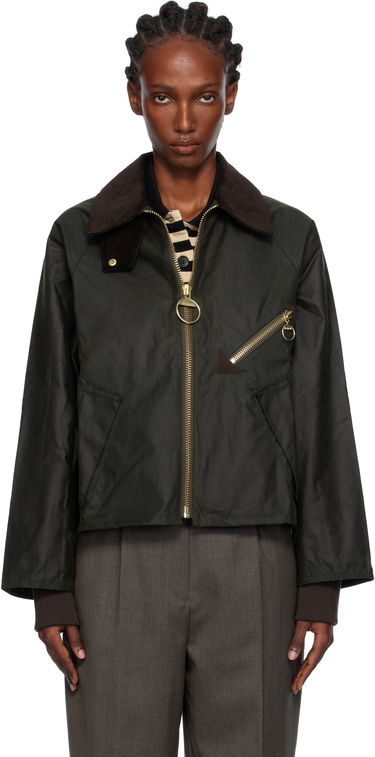 Bunda Barbour Arlene Waxed Jacket Zelené | LWX1482OL52, 0