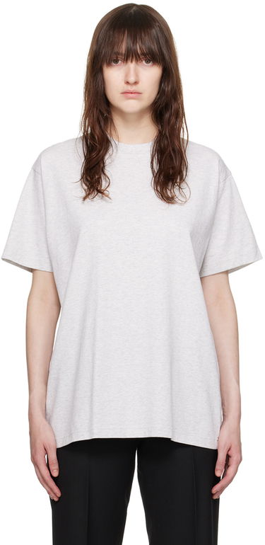 Tričko TOTEME TOTEME Straight T-Shirt Šedá | 234-WRT865-FB0092, 0