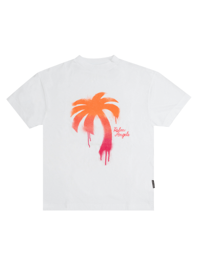 Tričko Palm Angels The Palm Classic Tee Biela | PMAA001F22JER0110132