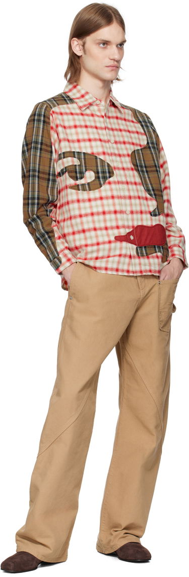 Košeľa KidSuper KidSuper Patchwork Face Flannel Shirt Rôznofarebný | SS25-LTP-03, 3