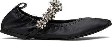 Tenisky a topánky Stella McCartney Stella McCartney Elsa Crystal Flowers Ballerina Flats Čierna | 810497W1IL0, 0