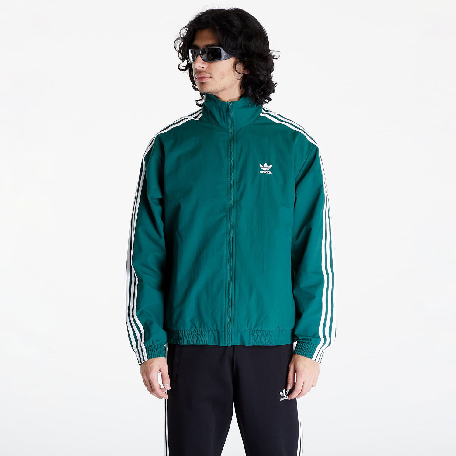 Bunda adidas Originals Adicolor Woven Firebird Track Top Zelené | IT2494, 0
