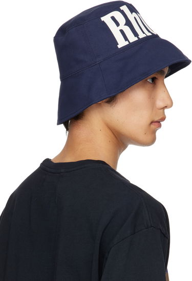 Klobúk Rhude Logo Bucket Hat Navy | RHPF25HA02747, 2