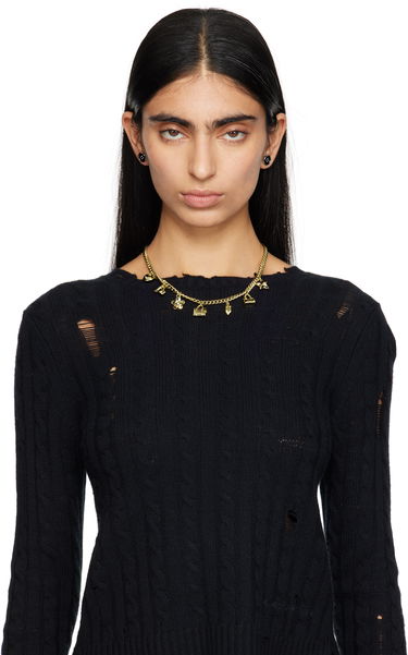 Náhrdelník Marc Jacobs Marc Jacobs 'The Mini Icon Charm' Chain Necklace Metalická | 2R4JNC001J37, 1