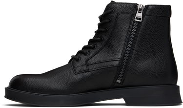 Tenisky a topánky BOSS Hugo Grained Leather Boots Čierna | 50552559, 2