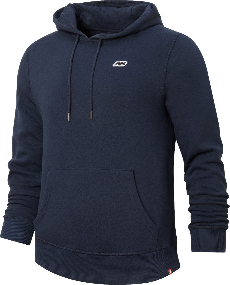 Mikina New Balance Small Logo Hoodie Navy | mt23602-ecl, 0