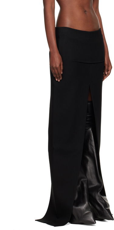 Sukňa Rick Owens Concordians Sliced Maxi Skirt Šedá | RO02E4387 WD, 4