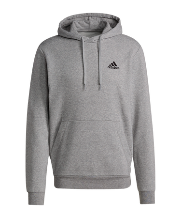 Mikina adidas Originals Hoodie Essential Feel Cozy Šedá | h12213, 0