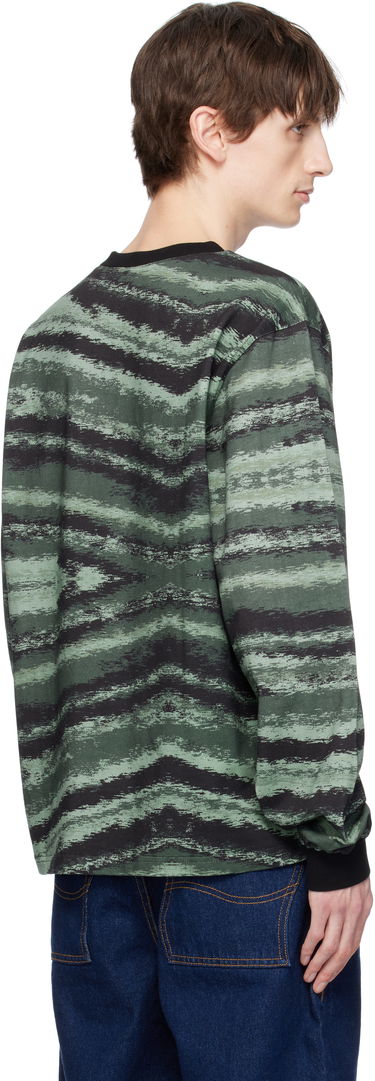 Tričko Dime Dime Brushstroke Long Sleeve T-Shirt Zelené | DIMESP257GRN, 2