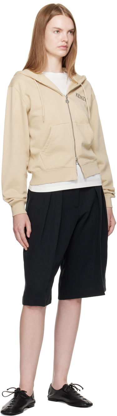 Mikina KENZO Kenzo 'KENZO City' Zip-Up Hoodie Béžová | FF62HO2514MF, 3