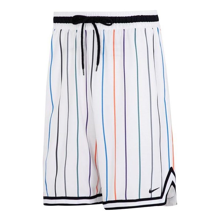 Šortky Nike Striped Basketball Shorts Biela | DX0254-100, 0