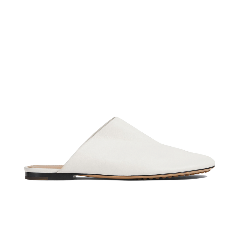 Tenisky a topánky Bottega Veneta Dot Sock Leather Mules Biela | 667185VBP409013