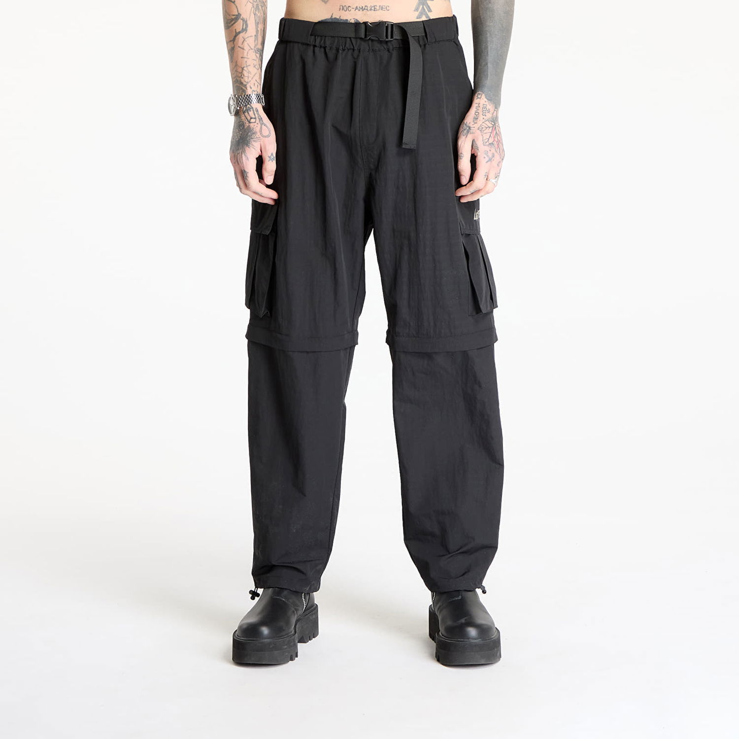 Cargo nohavice Wasted Paris Wasted Paris Blade Hunter Zip-Off Cargo Pants Čierna | WP_000276, 0