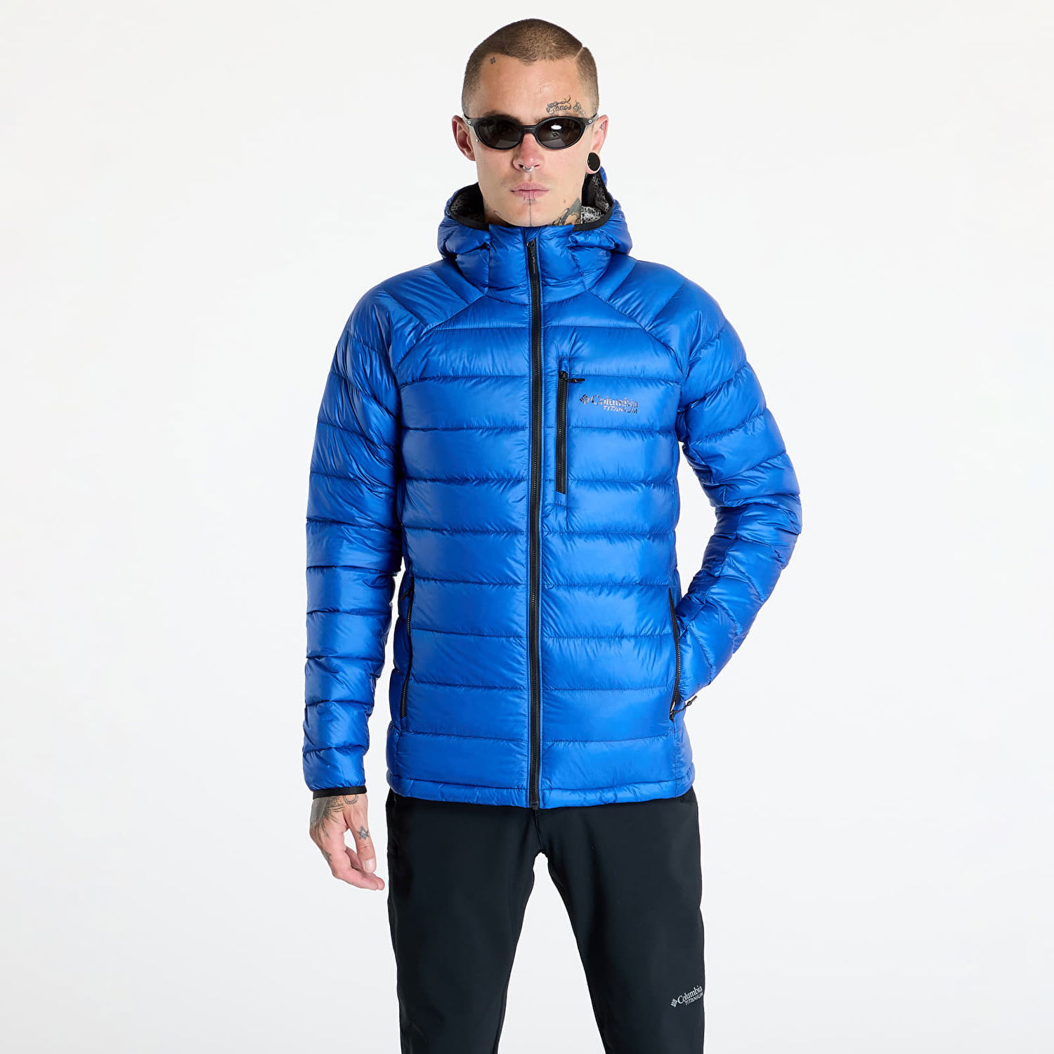 Vetrovka Columbia Arctic Crest™ Down Hooded Jacket Mountain Blue Modrá | 2088774433, 0