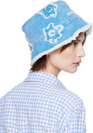 Klobúk Marni Marni Patched Denim Bucket Hat Modrá | CLMC0146U0 USCX34, 2