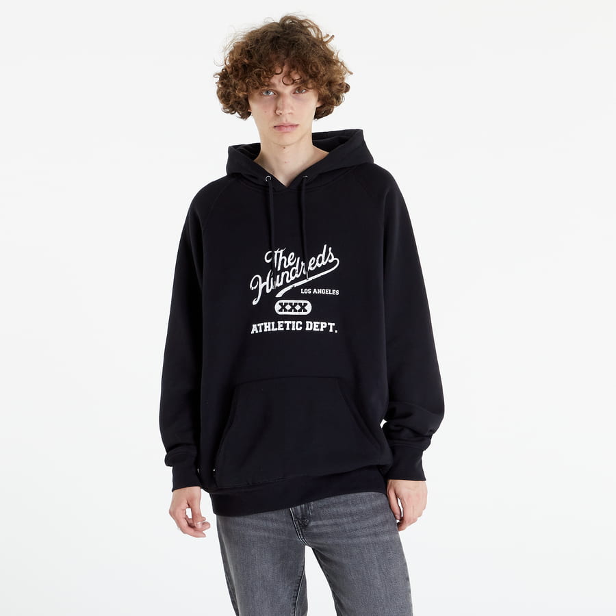 Mikina THE HUNDREDS Athletica Pullover Hoodie Čierna | T22P202010, 0